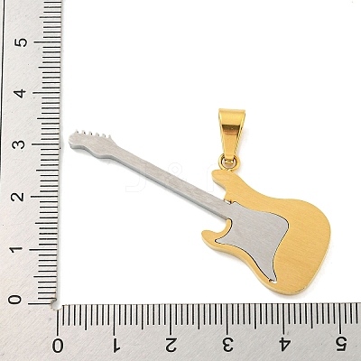 304 Stainless Steel Big Pendants STAS-C102-10G-1