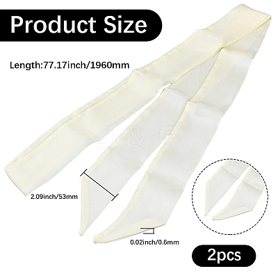 Skinny Polyester Hair Bands OHAR-WH20013-001D-1