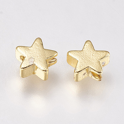 Brass Beads KK-E735-26G-1