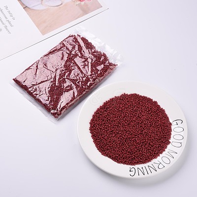 Baking Paint Glass Seed Beads SEED-S002-K14-1