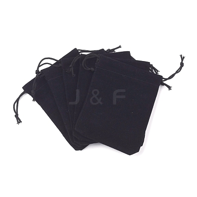 Velvet Cloth Drawstring Bags X-TP-C001-70X90mm-4-1