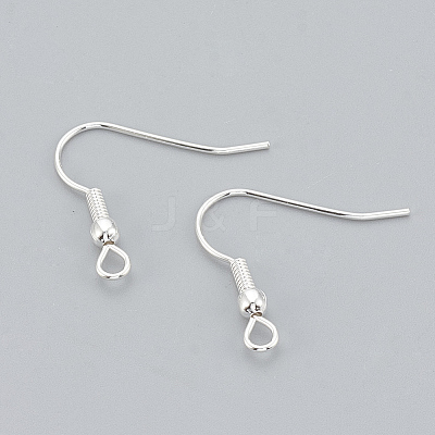304 Stainless Steel Earring Hooks X-STAS-T031-17S-1