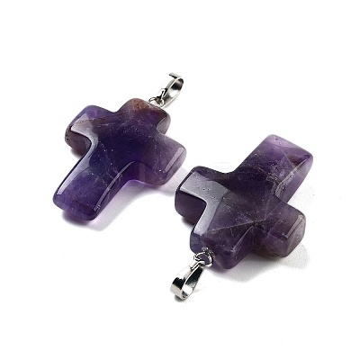Natural Mixed Gemstone Pendants G-A231-02-1
