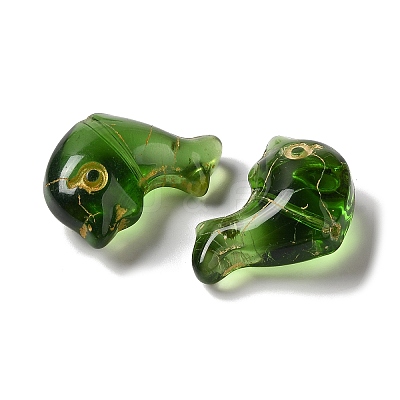 Transparent Lampwork Beads LAMP-P065-05A-02-1