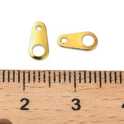 Brass Chain Extender Connectors KK-R211-11G-1