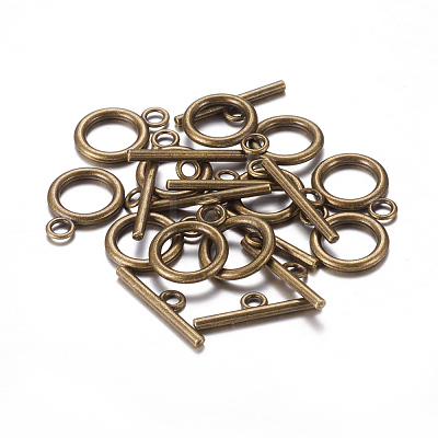 Tibetan Style Alloy Toggle Clasps LS-MLF0273Y-1