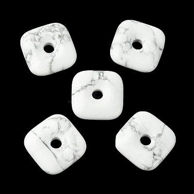 Natural Howlite Pendants GG-D003-B02-15-1