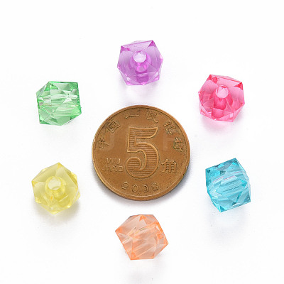 Transparent Acrylic Beads X-TACR-Q259-10mm-V-1