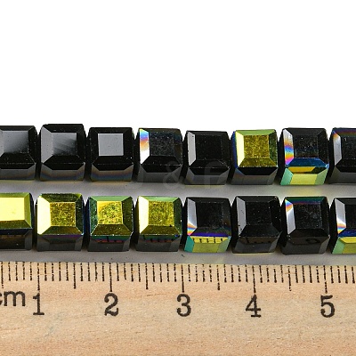 Electroplate Glass Beads Strands EGLA-M031-01A-HR07-1