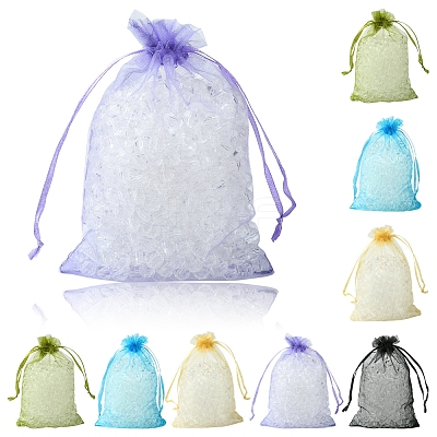 Organza Bags Jewellery Storage Pouches Wedding Favour Party Mesh Drawstring Gift OP-FS0001-04A-1