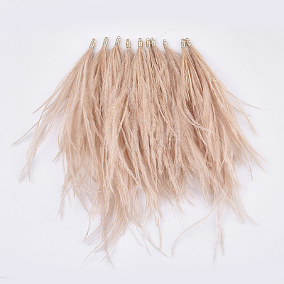 Ostrich Feather Tassel Big Pendant Decorations FIND-S302-08C-1