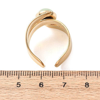 304 Stainless Steel Cuff Open Rings X-RJEW-H266-02C-G-1