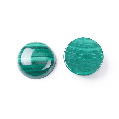 Natural Malachite Cabochons G-E557-06E-1