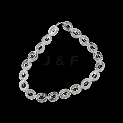Natural Quartz Crystal Beads Strands G-M439-A17-01-1