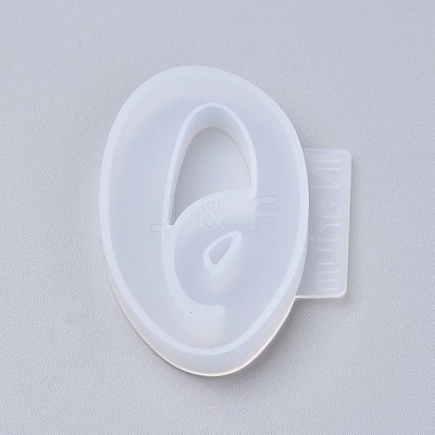 Letter DIY Silicone Molds X-DIY-I034-08O-1