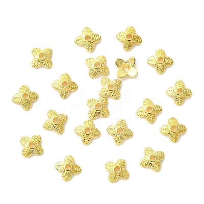 20Pcs Brass Bead Caps KK-YW0003-55G-1