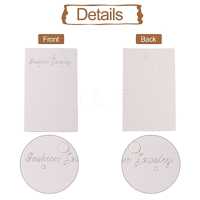 Paper Earring Display Card X-JPC043Y-1