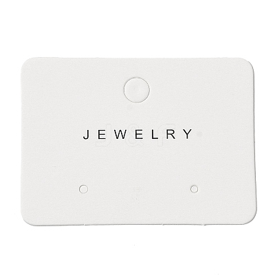 Paper Jewelry Display Cards with Hanging Hole CDIS-M005-27-1