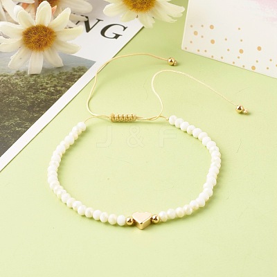 Adjustable Nylon Thread Braided Bead Bracelets BJEW-JB06450-02-1