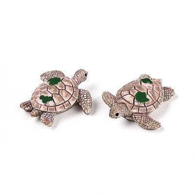 Turtle Opaque Resin Cabochons CRES-T025-35-1
