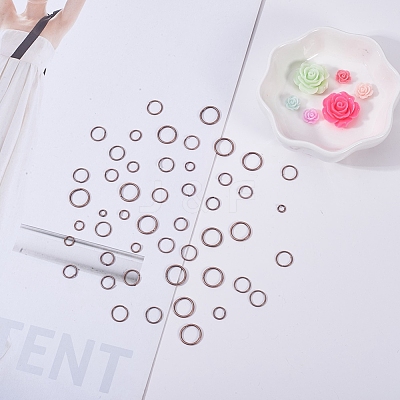 1 Box Iron Open Jump Rings IFIN-X0005-R-NF-B-1