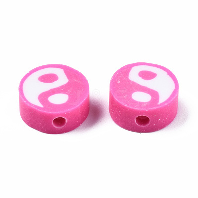 Handmade Polymer Clay Beads CLAY-T016-65E-1