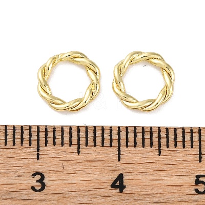 Brass Linking Rings KK-U042-01G-02-1