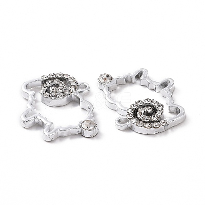 Alloy Crystal Rhinestone Pendants ALRI-C008-26P-1