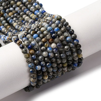 Natural Lapis Lazuli Beads Strands G-L629-B01-3mm-01-1