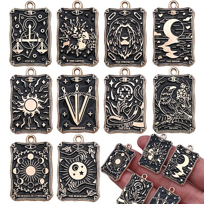 Alloy Enamel Pendants PW-WG59ACF-01-1