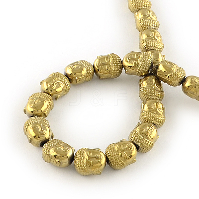 Electroplated Non-magnetic Synthetic Hematite Beads Strands G-R259-47G-1
