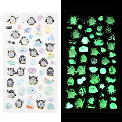 Epoxy Resin 3D Puffy Stickers DIY-G122-01C-1