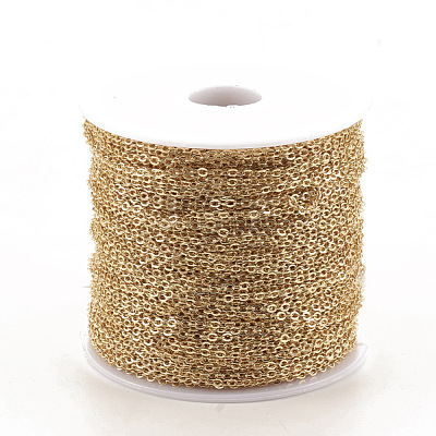 Brass Cable Chains CHC-N015-11G-1