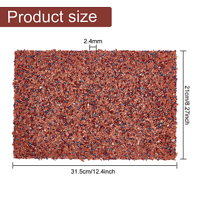 Hotfix Rhinestone Sheet RESI-WH0035-24C-1