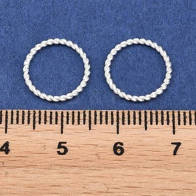 Brass Soldered Closed Jump Rings KK-K253-15E-03S-1