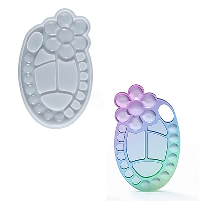 DIY Painting Palette Silicone Molds DIY-K058-06-1
