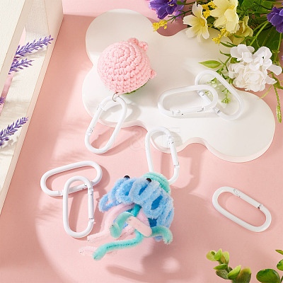 10Pcs Alloy Spring Gate Rings FIND-TA0009-25G-1