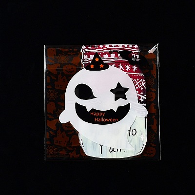 Halloween Theme Plastic Bakeware Bag ABAG-F007-02B-1