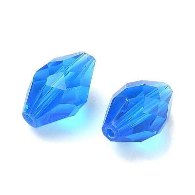 Imitation Austrian Crystal Beads SWAR-F054-9x6mm-25-1