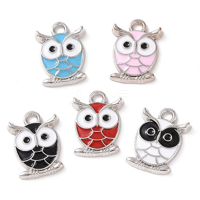 Alloy Enamel Pendants ENAM-B054-02P-1