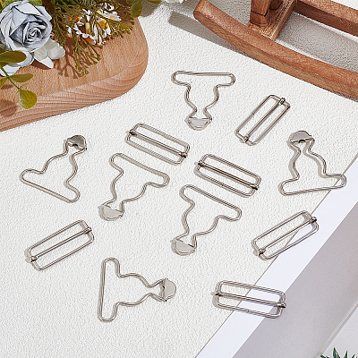6 Bags Adjustable Iron Buckles IFIN-CY0001-04P-1