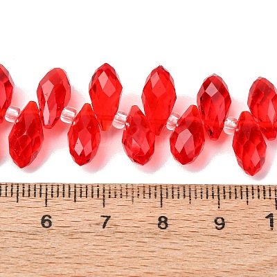 Crystal Glass Beads Strands X-GLAA-D033-35-1