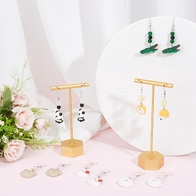 DIY Animal Dangle Earring Making Kit DIY-SC0021-54-1