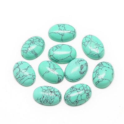 Synthetic Turquoise Cabochons G-R415-18x25-44-1
