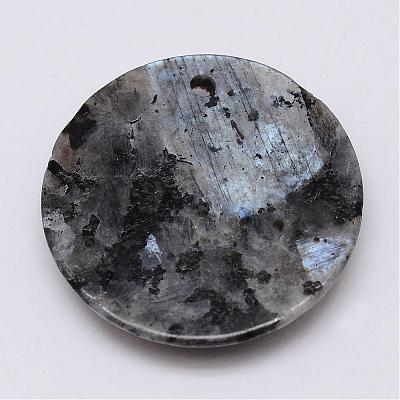 Natural Labradorite Pendants G-G647-46-1