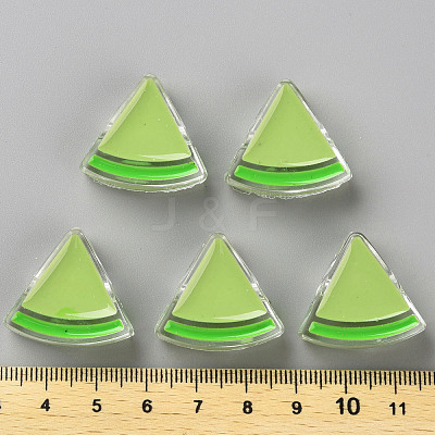 Transparent Enamel Acrylic Beads TACR-S155-001D-1