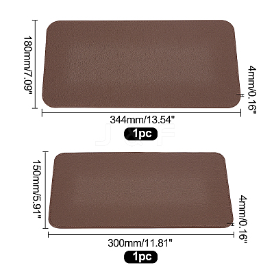 2Pcs 2 Style PU Bottom Pad FIND-CA0003-99-1