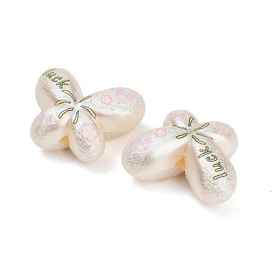 Textured Opaque Acrylic Beads AC-CBA36B6-09E-1