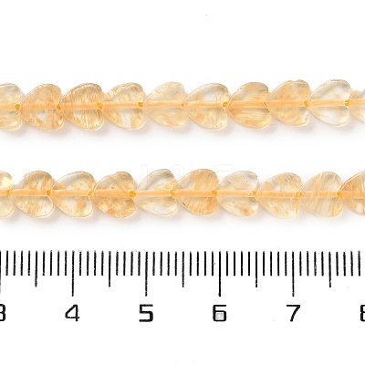 Natural Citrine(Heated) Beads Strands G-M403-A24-02-1