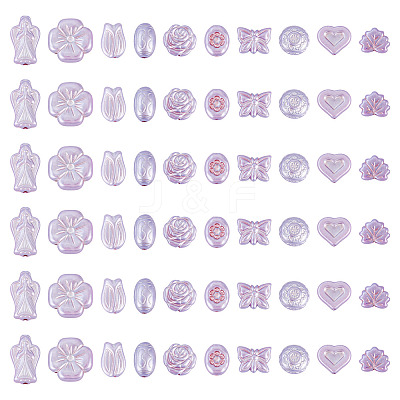 100G Pearlized Opaque Acrylic Beads OACR-TA0004-32A-1